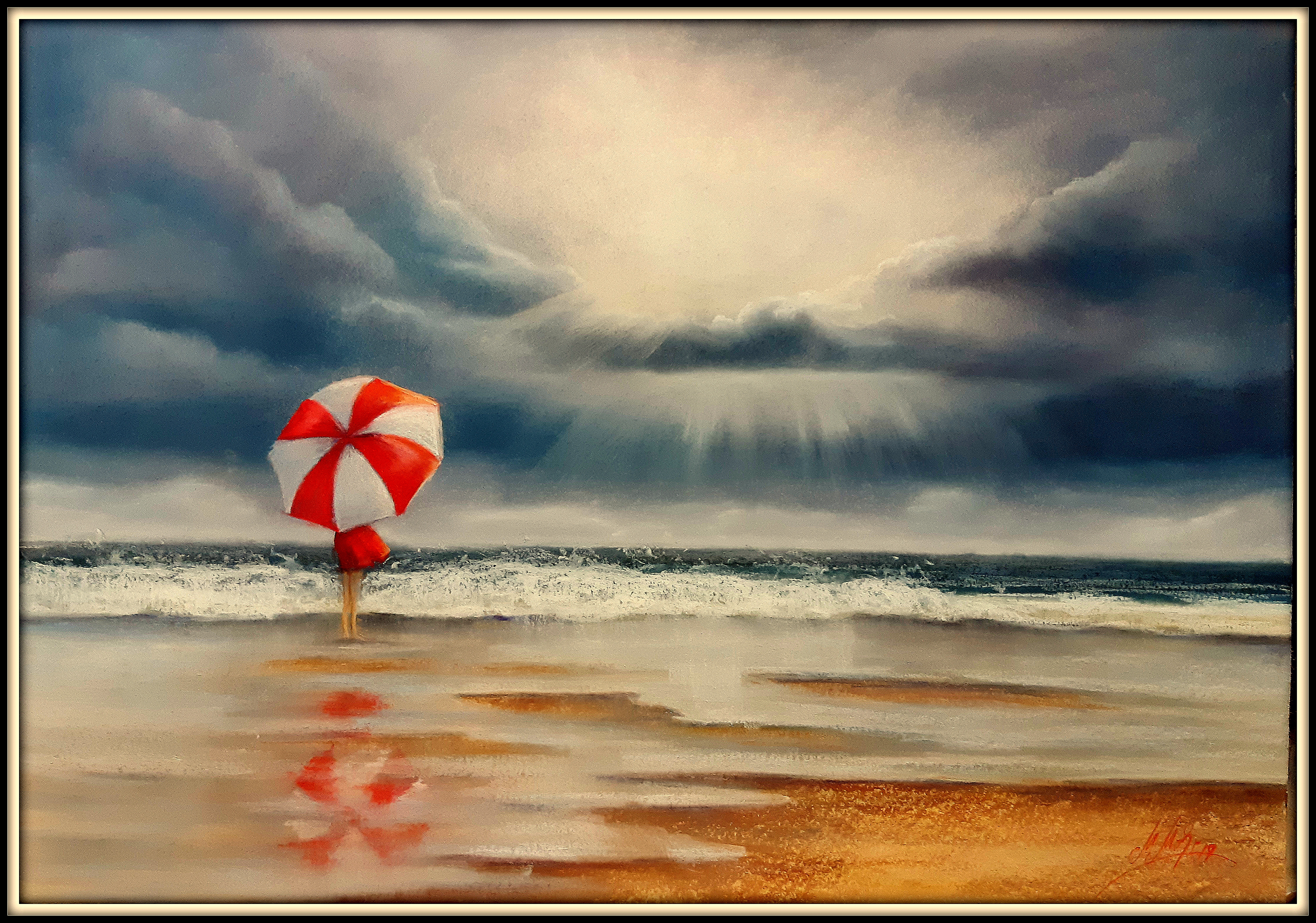am Strand